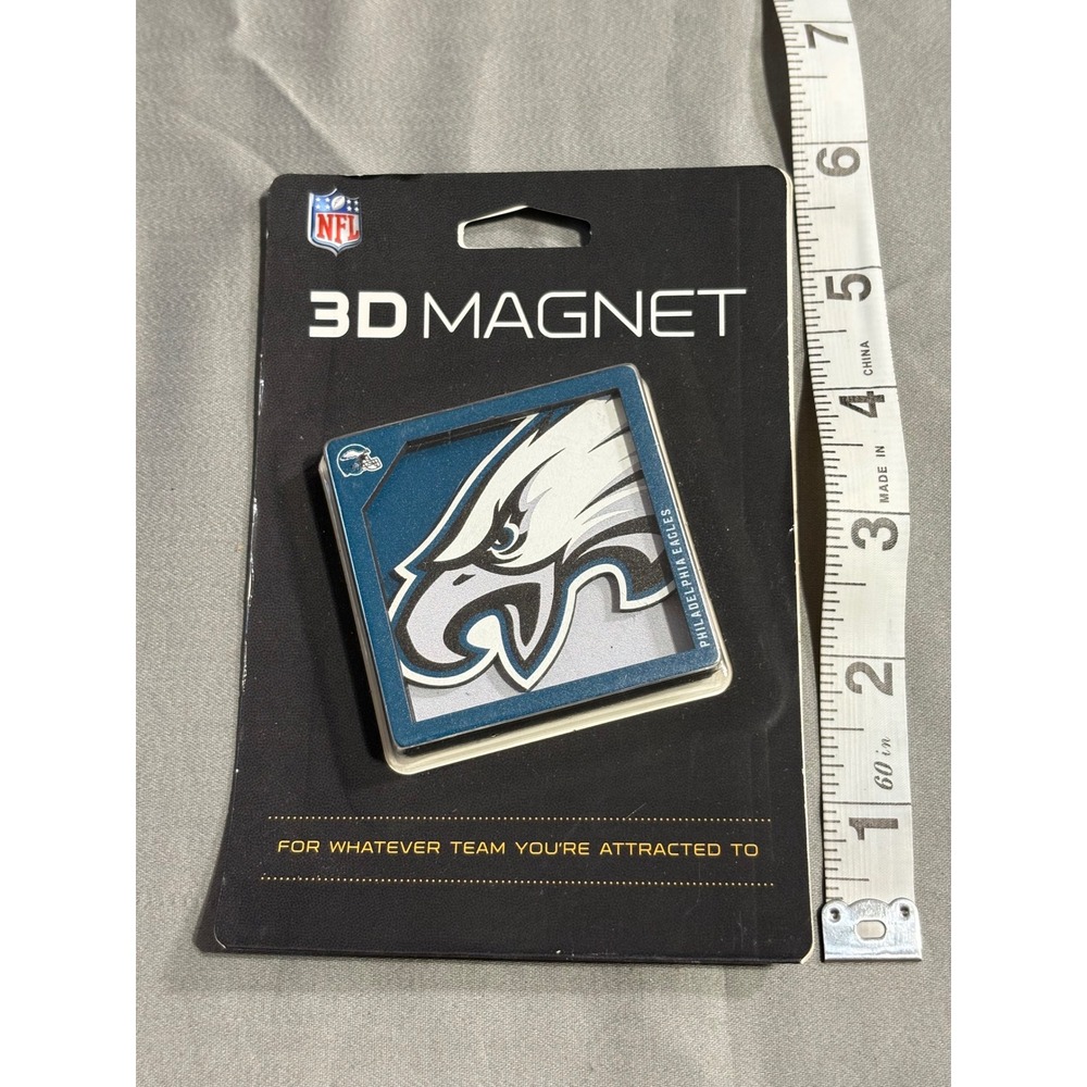 NFL Philadelphia Eagles 3D Magnet YouTheFan Official Licensed Logo Fridge Locker